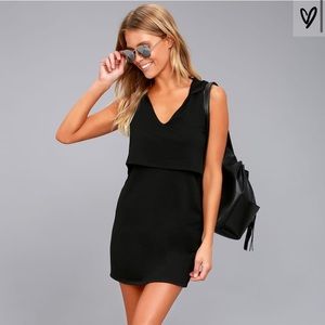 Lulu’s Dancing in the Streets Black Hoodie Dress